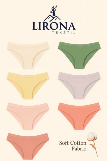 Lirona Slip Külot - Mavi Desenli Grup