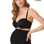 Lirona %95 Pamuklu Süprem Hamile Lohusa Yüksek Bel Bato Külot - Siyah