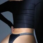 Lirona Kadın Fantezi Külot - Siyah SİMLİ