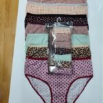 Lirona Büyük Beden 5'Li Paket Örme Süprem Külot - Desenli