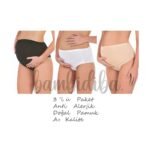 Lirona 3'lü Karma Pamuklu Hamile Lohusa Kadın Külot